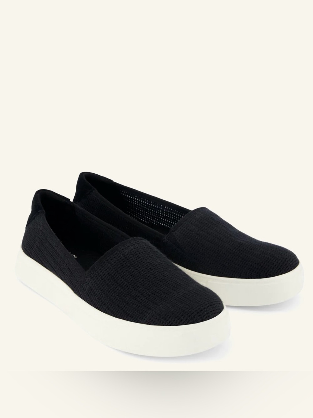 TOMS Black Kameron Slip On Sneaker (Size 6.5) Brand New and never worn.